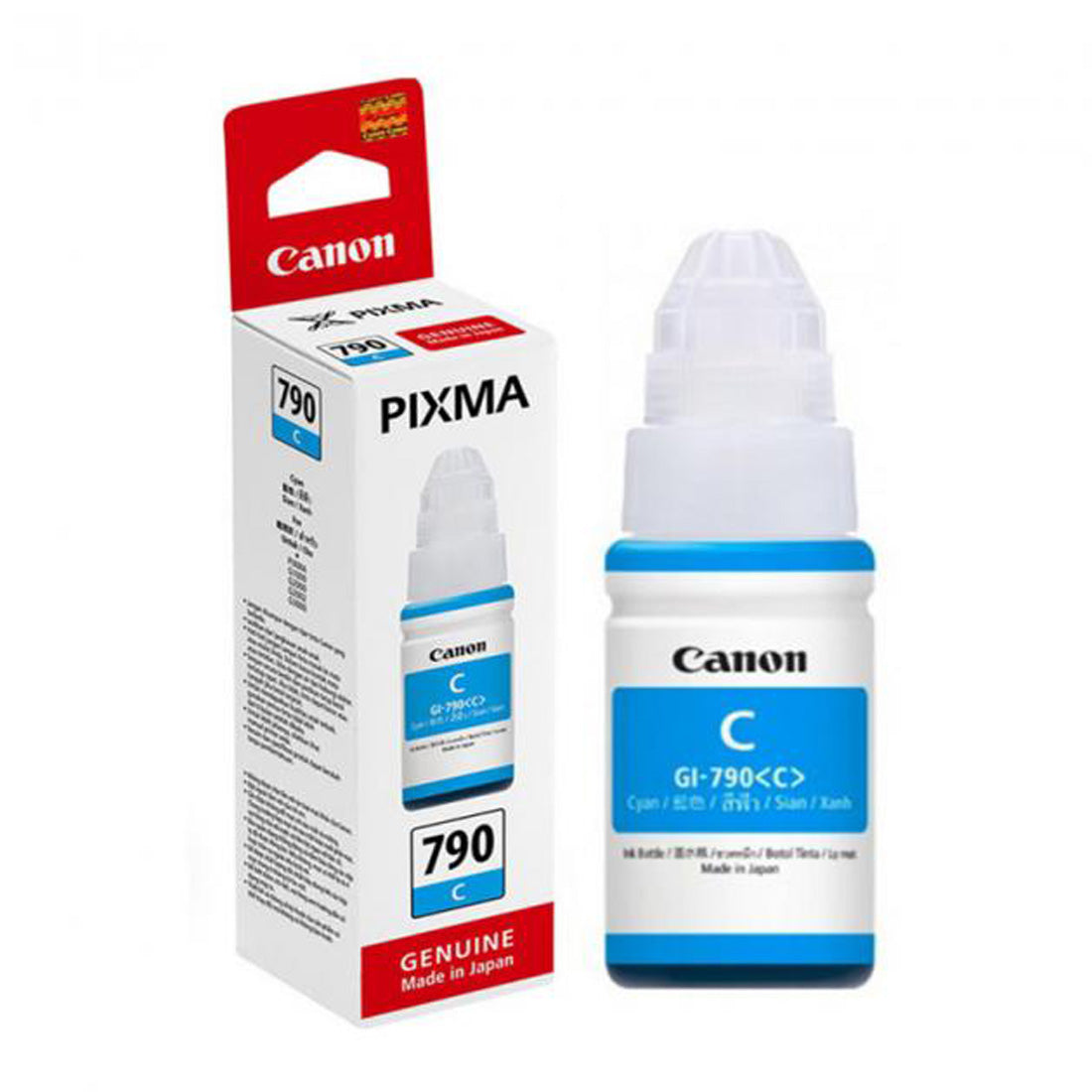Canon Ink Tank - GI-790 (CYAN) - Genuine Original Ink