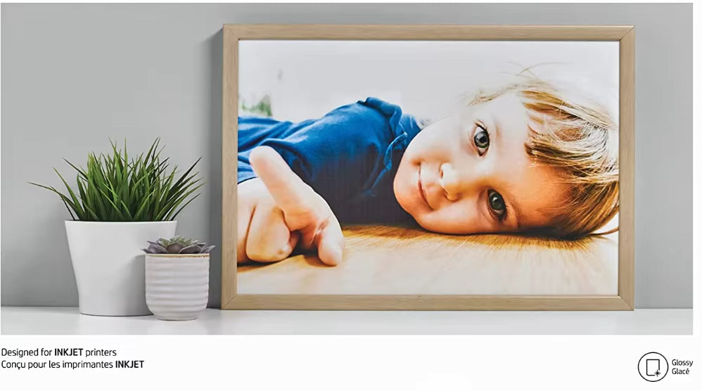 High Quality Waterproof Glossy Inkjet Photo Paper A4 (One Side)